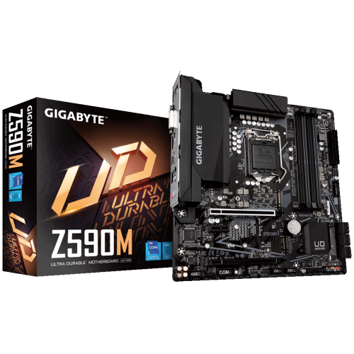 Купить Материнская плата Gigabyte Z590M (s1200, Intel Z590) (Восстановлено продавцом, 800659) с проверкой совместимости: обзор, характеристики, цена в Киеве, Днепре, Одессе, Харькове, Украине | интернет-магазин TELEMART.UA фото