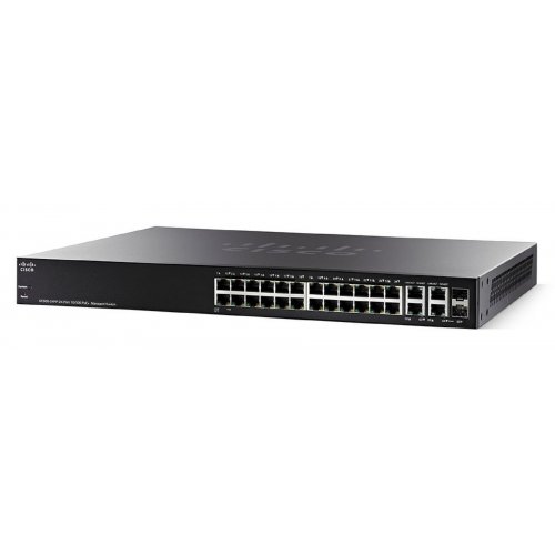 Сетевой коммутатор Cisco SB SF 300-24 (SRW224G4-K9-EU) купить в Украине: Киев, Днепр, Харьков, Одесса  | Низкая цена, отзывы, характеристики от TELEMART фото