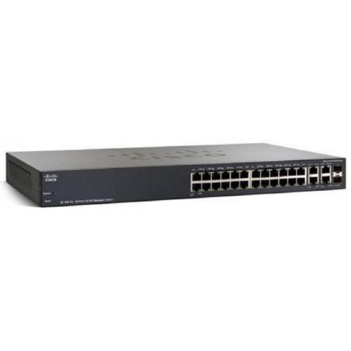 Сетевой коммутатор Cisco SB SF 300-24 (SRW224G4-K9-EU) купить в Украине: Киев, Днепр, Харьков, Одесса  | Низкая цена, отзывы, характеристики от TELEMART фото