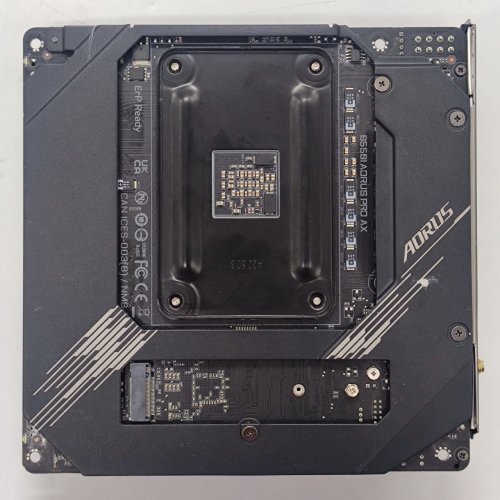 Купить Материнская плата Gigabyte B550I AORUS PRO AX (sAM4, AMD B550) (Восстановлено продавцом, 800753) с проверкой совместимости: обзор, характеристики, цена в Киеве, Днепре, Одессе, Харькове, Украине | интернет-магазин TELEMART.UA фото