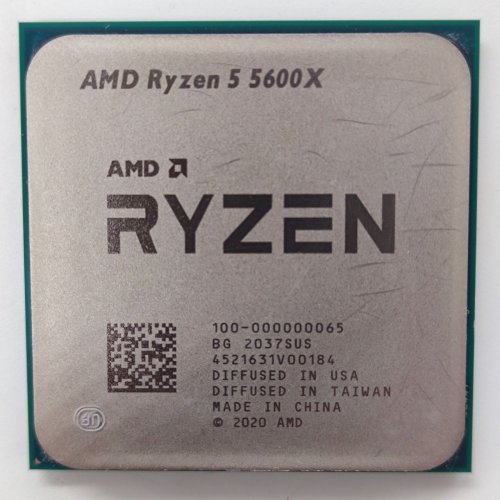 Процесор AMD Ryzen 5 5600X 3.7(4.6)GHz 32MB sAM4 Tray (100-000000065) (Відновлено продавцем, 800770) купити з перевіркою сумісності: огляд, характеристики, ціна у Києві, Львові, Вінниці, Хмельницькому, Івано-Франківську, Україні | інтернет-магазин TELEMART.UA фото