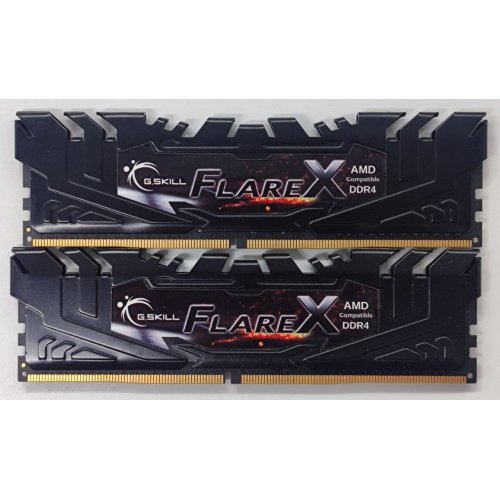 Озп G.Skill DDR4 16GB (2x8GB) 3200Mhz Flare X for AMD (F4-3200C14D-16GFX) (Відновлено продавцем, 800791) купити з перевіркою сумісності: огляд, характеристики, ціна у Києві, Львові, Вінниці, Хмельницькому, Івано-Франківську, Україні | інтернет-магазин TELEMART.UA фото