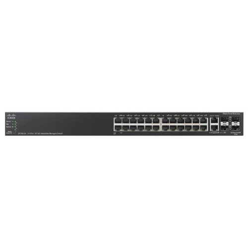 Сетевой коммутатор Cisco SB SF500-24 (SF500-24-K9-G5) купить в Украине: Киев, Днепр, Харьков, Одесса  | Низкая цена, отзывы, характеристики от TELEMART фото