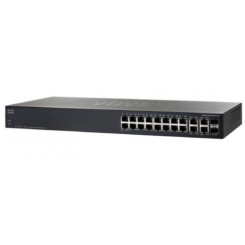 Сетевой коммутатор Cisco SB SG 300-20 (SRW2016-K9-EU) купить в Украине: Киев, Днепр, Харьков, Одесса  | Низкая цена, отзывы, характеристики от TELEMART фото