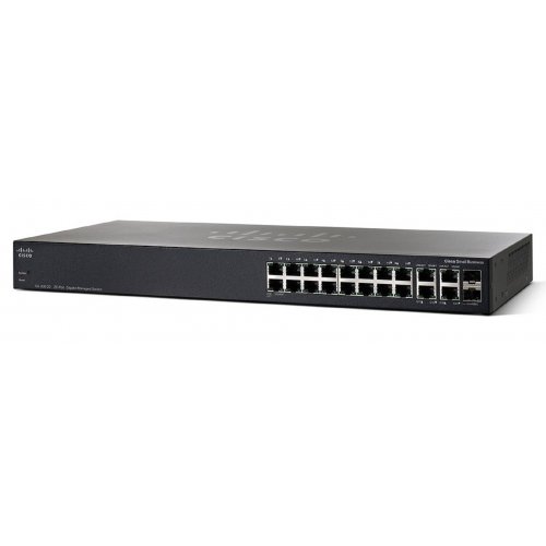 Сетевой коммутатор Cisco SB SG 300-20 (SRW2016-K9-EU) купить в Украине: Киев, Днепр, Харьков, Одесса  | Низкая цена, отзывы, характеристики от TELEMART фото