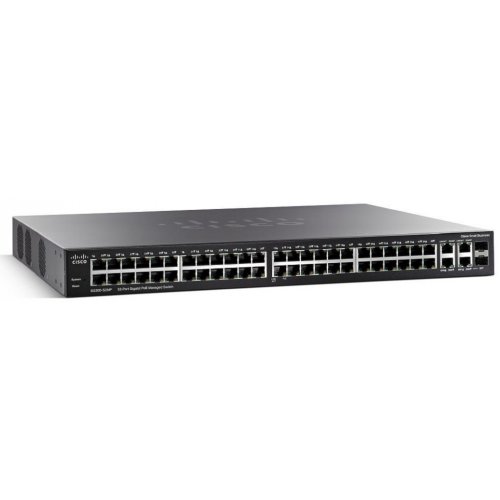 Мережевий комутатор Cisco SB SG 300-52MP (SG300-52MP-K9-EU) купити в Україні: Київ, Львів, Хмельницький, Тернопіль, Івано-Франківськ | Низька ціна, відгуки, характеристики від TELEMART фото