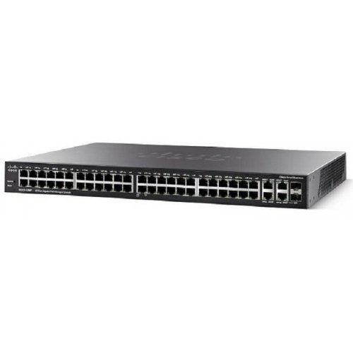 Мережевий комутатор Cisco SB SG 300-52MP (SG300-52MP-K9-EU) купити в Україні: Київ, Львів, Хмельницький, Тернопіль, Івано-Франківськ | Низька ціна, відгуки, характеристики від TELEMART фото