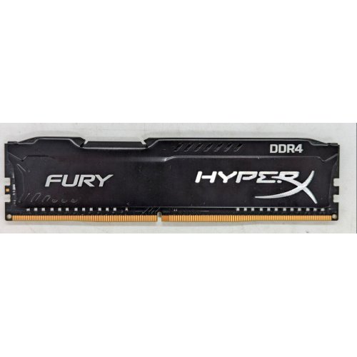 Озп HyperX DDR4 8GB 2666Mhz Fury Black (HX426C16FB2/8) (Відновлено продавцем, 800953) купити з перевіркою сумісності: огляд, характеристики, ціна у Києві, Львові, Вінниці, Хмельницькому, Івано-Франківську, Україні | інтернет-магазин TELEMART.UA фото