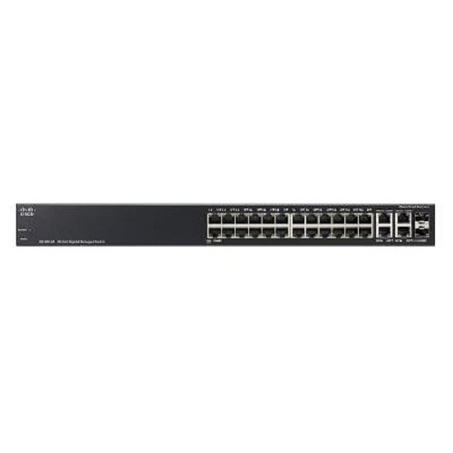 Сетевой коммутатор Cisco SB SG300-28MP (SG300-28MP-K9-EU) купить в Украине: Киев, Днепр, Харьков, Одесса  | Низкая цена, отзывы, характеристики от TELEMART фото