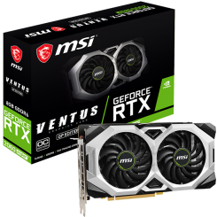 Видеокарта MSI GeForce RTX 2060 SUPER VENTUS OC 8192MB (RTX 2060 SUPER VENTUS OC) (Восстановлено продавцом, 801014)