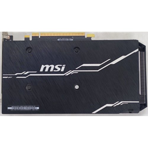 Купить Видеокарта MSI GeForce RTX 2060 SUPER VENTUS OC 8192MB (RTX 2060 SUPER VENTUS OC) (Восстановлено продавцом, 801014) с проверкой совместимости: обзор, характеристики, цена в Киеве, Днепре, Одессе, Харькове, Украине | интернет-магазин TELEMART.UA фото