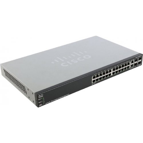 Сетевой коммутатор Cisco SB SG500-28P (SG500-28P-K9-G5) купить в Украине: Киев, Днепр, Харьков, Одесса  | Низкая цена, отзывы, характеристики от TELEMART фото