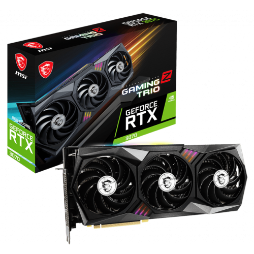 Відеокарта MSI GeForce RTX 3070 GAMING Z TRIO 8192MB (RTX 3070 GAMING Z TRIO) (Відновлено продавцем, 801085) купити з перевіркою сумісності: огляд, характеристики, ціна у Києві, Львові, Вінниці, Хмельницькому, Івано-Франківську, Україні | інтернет-магазин TELEMART.UA фото