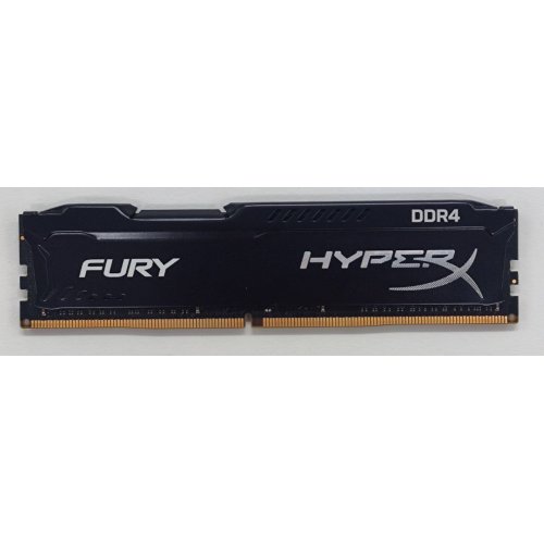 Купить Озу Kingston DDR4 8GB 2666MHz HyperX FURY Black (HX426C15FB/8) (Восстановлено продавцом, 801090) с проверкой совместимости: обзор, характеристики, цена в Киеве, Днепре, Одессе, Харькове, Украине | интернет-магазин TELEMART.UA фото