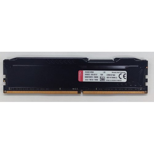 Купить Озу Kingston DDR4 8GB 2666MHz HyperX FURY Black (HX426C15FB/8) (Восстановлено продавцом, 801090) с проверкой совместимости: обзор, характеристики, цена в Киеве, Днепре, Одессе, Харькове, Украине | интернет-магазин TELEMART.UA фото