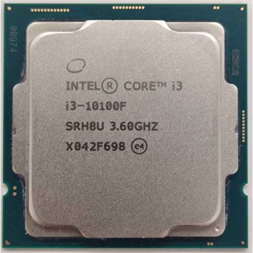 Процесор Intel Core i3-10100F 3.6(4.3)GHz 6MB s1200 Tray (CM8070104291318) (Відновлено продавцем, 801092) купити з перевіркою сумісності: огляд, характеристики, ціна у Києві, Львові, Вінниці, Хмельницькому, Івано-Франківську, Україні | інтернет-магазин TELEMART.UA фото