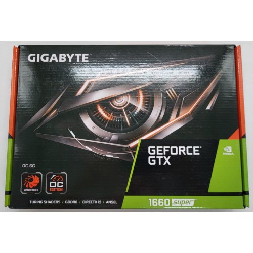 Відеокарта Gigabyte GeForce GTX 1660 SUPER OC 6144MB (GV-N166SOC-6GD) (Відновлено продавцем, 801103) купити з перевіркою сумісності: огляд, характеристики, ціна у Києві, Львові, Вінниці, Хмельницькому, Івано-Франківську, Україні | інтернет-магазин TELEMART.UA фото