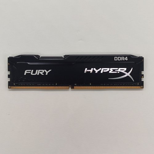 Купить Озу Kingston DDR4 8GB 2666MHz HyperX FURY Black (HX426C15FB/8) (Восстановлено продавцом, 801139) с проверкой совместимости: обзор, характеристики, цена в Киеве, Днепре, Одессе, Харькове, Украине | интернет-магазин TELEMART.UA фото