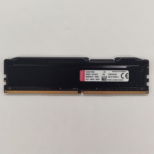 Купить Озу Kingston DDR4 8GB 2666MHz HyperX FURY Black (HX426C15FB/8) (Восстановлено продавцом, 801139) с проверкой совместимости: обзор, характеристики, цена в Киеве, Днепре, Одессе, Харькове, Украине | интернет-магазин TELEMART.UA фото