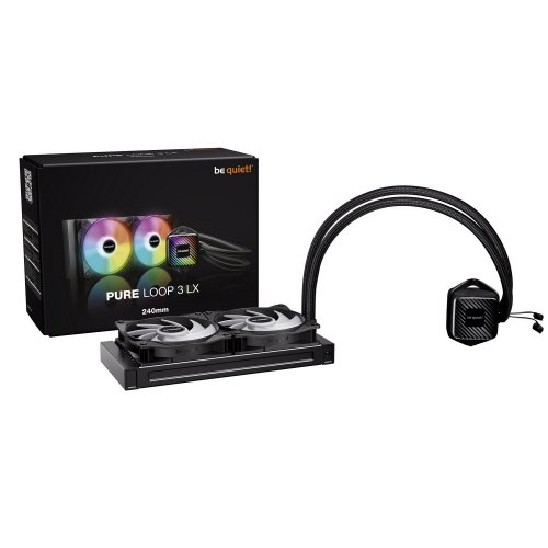 Готова СВО Be Quiet! Pure Loop 3 LX 240mm (BW030EU) купити з перевіркою сумісності: огляд, характеристики, ціна у Києві, Львові, Вінниці, Хмельницькому, Івано-Франківську, Україні | інтернет-магазин TELEMART.UA фото