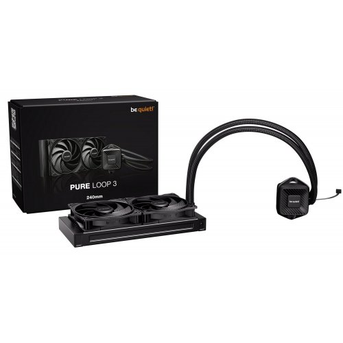 Готова СВО Be Quiet! Pure Loop 3 240mm (BW027EU) купити з перевіркою сумісності: огляд, характеристики, ціна у Києві, Львові, Вінниці, Хмельницькому, Івано-Франківську, Україні | інтернет-магазин TELEMART.UA фото
