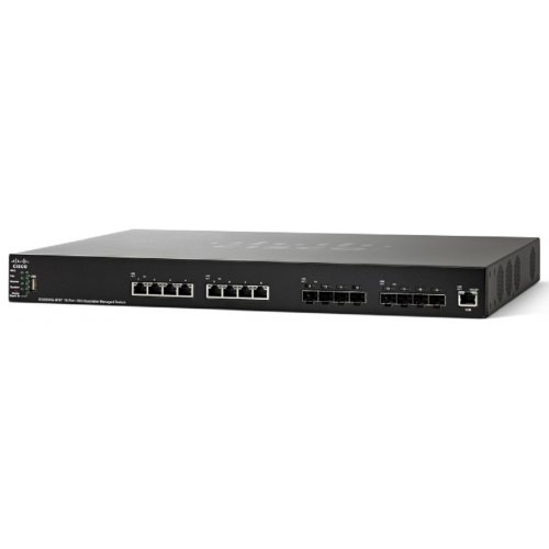 Купить Сетевой коммутатор Cisco SB SG550XG-8F8T (SG550XG-8F8T-K9-EU) - цена в Харькове, Киеве, Днепре, Одессе
в интернет-магазине Telemart фото