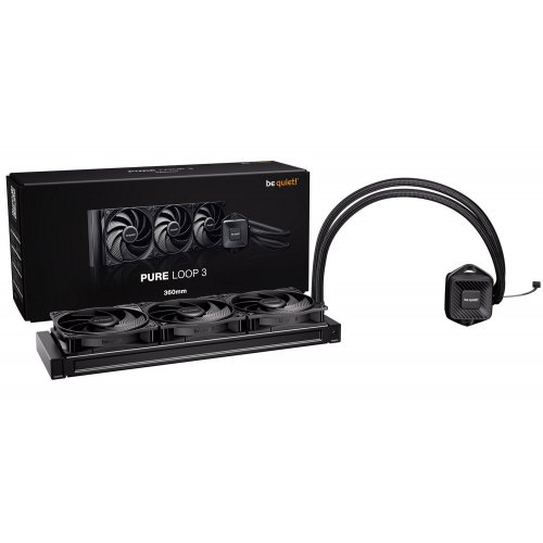 Готова СВО Be Quiet! Pure Loop 3 360mm (BW029EU) купити з перевіркою сумісності: огляд, характеристики, ціна у Києві, Львові, Вінниці, Хмельницькому, Івано-Франківську, Україні | інтернет-магазин TELEMART.UA фото