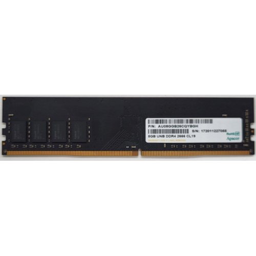 Купить Озу Apacer DDR4 8GB 2666Mhz (AU08GGB26CQYBGH) (Восстановлено продавцом, 801168) с проверкой совместимости: обзор, характеристики, цена в Киеве, Днепре, Одессе, Харькове, Украине | интернет-магазин TELEMART.UA фото