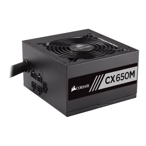 Блок живлення Corsair CX650M 650W (CP-9020103) (Відновлено продавцем, 801180) купити з перевіркою сумісності: огляд, характеристики, ціна у Києві, Львові, Вінниці, Хмельницькому, Івано-Франківську, Україні | інтернет-магазин TELEMART.UA фото