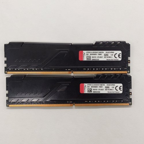 Озп HyperX DDR4 8GB 3200Mhz Fury Black (HX432C16FB3/8) (Відновлено продавцем, 801184) купити з перевіркою сумісності: огляд, характеристики, ціна у Києві, Львові, Вінниці, Хмельницькому, Івано-Франківську, Україні | інтернет-магазин TELEMART.UA фото