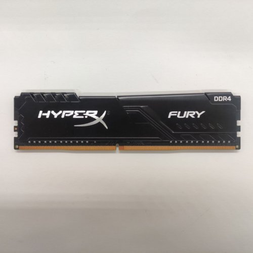 Купить Озу HyperX DDR4 8GB 3200Mhz Fury Black (HX432C16FB3/8) (Восстановлено продавцом, 801186) с проверкой совместимости: обзор, характеристики, цена в Киеве, Днепре, Одессе, Харькове, Украине | интернет-магазин TELEMART.UA фото
