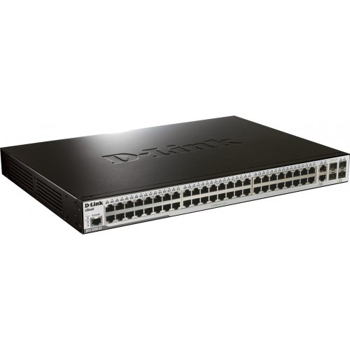 Мережевий комутатор D-Link DES-3200-52 купити в Україні: Київ, Львів, Хмельницький, Тернопіль, Івано-Франківськ | Низька ціна, відгуки, характеристики від TELEMART фото