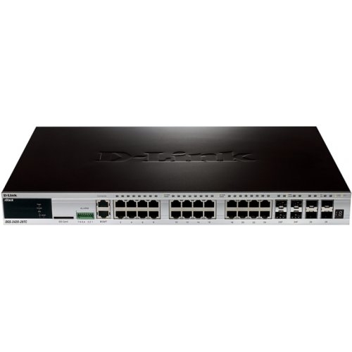 Сетевой коммутатор D-Link DGS-3420-28TC купить в Украине | Telemart фото