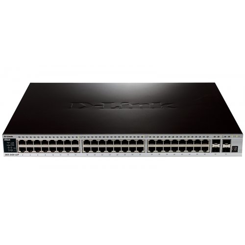 Сетевой коммутатор D-Link DGS-3420-52P купить в Украине | Telemart фото