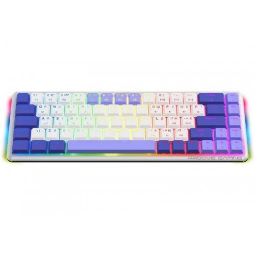 Купити Клавіатура Proove Gaming AFK RGB Outemu Red Switches Wireless (WKAFK1022002) White - ціна в Києві, Львові, Вінниці, Хмельницькому, Франківську, Україні | інтернет-магазин TELEMART.UA фото