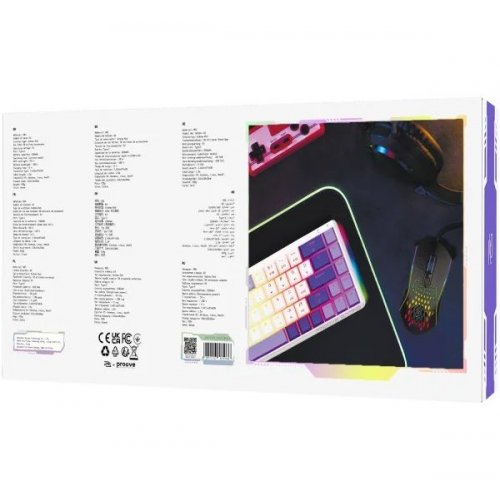 Купити Клавіатура Proove Gaming AFK RGB Outemu Red Switches Wireless (WKAFK1022002) White - ціна в Києві, Львові, Вінниці, Хмельницькому, Франківську, Україні | інтернет-магазин TELEMART.UA фото