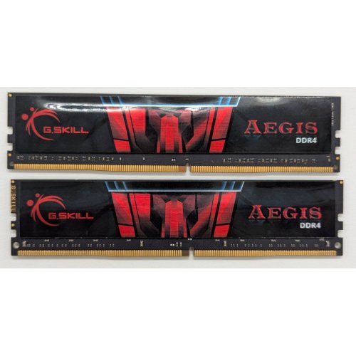 Купить Озу G.Skill DDR4 16GB (2x8GB) 3000Mhz Aegis (F4-3000C16D-16GISB) (Восстановлено продавцом, 801386) с проверкой совместимости: обзор, характеристики, цена в Киеве, Днепре, Одессе, Харькове, Украине | интернет-магазин TELEMART.UA фото