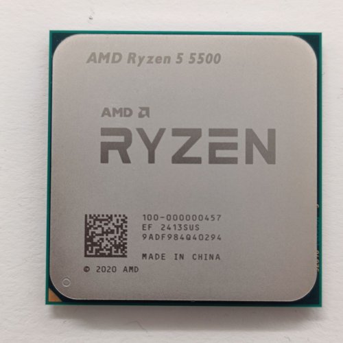 Купить Процессор AMD Ryzen 5 5500 3.6(4.2)GHz 16MB sAM4 Tray (100-000000457) (Восстановлено продавцом, 801435) с проверкой совместимости: обзор, характеристики, цена в Киеве, Днепре, Одессе, Харькове, Украине | интернет-магазин TELEMART.UA фото