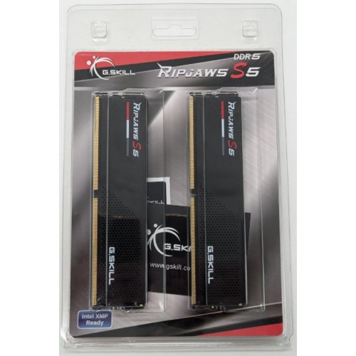 Купить Озу G.Skill DDR5 32GB (2x16GB) 6000Mhz Ripjaws S5 Black (F5-6000J3040F16GX2-RS5K) (Восстановлено продавцом, 801443) с проверкой совместимости: обзор, характеристики, цена в Киеве, Днепре, Одессе, Харькове, Украине | интернет-магазин TELEMART.UA фото