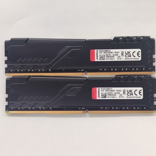 Купить Озу Kingston DDR4 16GB (2x8GB) 3200Mhz FURY Beast Black (KF432C16BBK2/16) (Восстановлено продавцом, 801468) с проверкой совместимости: обзор, характеристики, цена в Киеве, Днепре, Одессе, Харькове, Украине | интернет-магазин TELEMART.UA фото