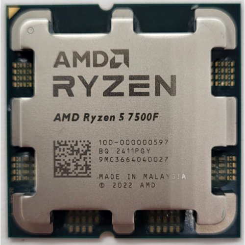 Купить Процессор AMD Ryzen 5 7500F 3.7(5.0)GHz 32MB sAM5 Tray (100-000000597) (Восстановлено продавцом, 801474) с проверкой совместимости: обзор, характеристики, цена в Киеве, Днепре, Одессе, Харькове, Украине | интернет-магазин TELEMART.UA фото