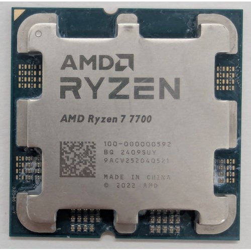 Купить Процессор AMD Ryzen 7 7700 3.8(5.3)GHz 32MB sAM5 Tray (100-000000592) (Восстановлено продавцом, 801477) с проверкой совместимости: обзор, характеристики, цена в Киеве, Днепре, Одессе, Харькове, Украине | интернет-магазин TELEMART.UA фото