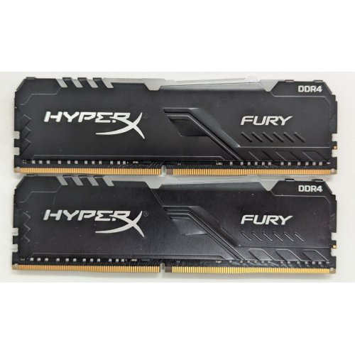 Купить Озу HyperX DDR4 32GB (2x16GB) 3600Mhz Fury RGB (HX436C18FB4AK2/32) (Восстановлено продавцом, 801484) с проверкой совместимости: обзор, характеристики, цена в Киеве, Днепре, Одессе, Харькове, Украине | интернет-магазин TELEMART.UA фото