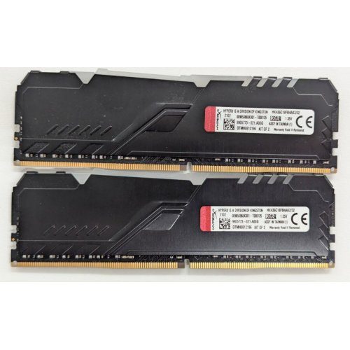Купить Озу HyperX DDR4 32GB (2x16GB) 3600Mhz Fury RGB (HX436C18FB4AK2/32) (Восстановлено продавцом, 801484) с проверкой совместимости: обзор, характеристики, цена в Киеве, Днепре, Одессе, Харькове, Украине | интернет-магазин TELEMART.UA фото