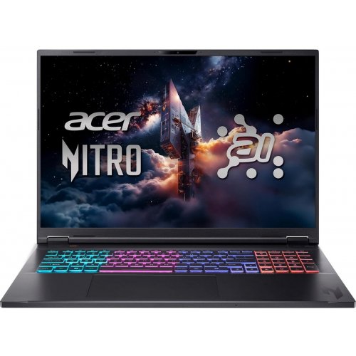 Купити Ноутбук Acer Nitro 18 AI AN18-61 (NH.QY7EU.004) Obsidian Black - ціна в Києві, Львові, Вінниці, Хмельницькому, Франківську, Україні | інтернет-магазин TELEMART.UA фото