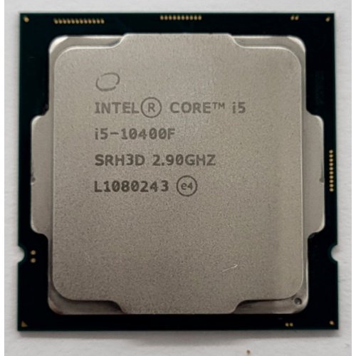 Процесор Intel Core i5-10400F 2.9(4.3)GHz 12MB s1200 Tray (CM8070104290716) (Відновлено продавцем, 801500) купити з перевіркою сумісності: огляд, характеристики, ціна у Києві, Львові, Вінниці, Хмельницькому, Івано-Франківську, Україні | інтернет-магазин TELEMART.UA фото
