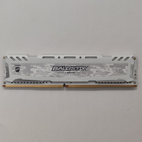 Купить Озу Crucial DDR4 8GB 2666Mhz Ballistix Sport LT (BLS8G4D26BFSCK) White (Восстановлено продавцом, 801502) с проверкой совместимости: обзор, характеристики, цена в Киеве, Днепре, Одессе, Харькове, Украине | интернет-магазин TELEMART.UA фото
