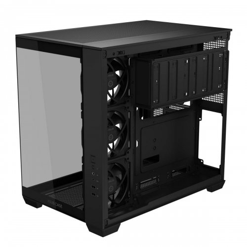 Корпус Asus A32 Plus Tempered Glass без БЖ (90DC00S0-B19000) Black купити з перевіркою сумісності: огляд, характеристики, ціна у Києві, Львові, Вінниці, Хмельницькому, Івано-Франківську, Україні | інтернет-магазин TELEMART.UA фото