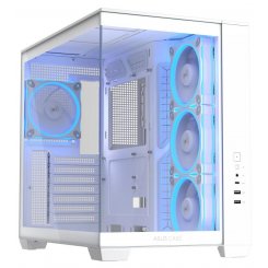 Корпус Asus A32 Plus Tempered Glass без БЖ (90DC00S3-B19000) White