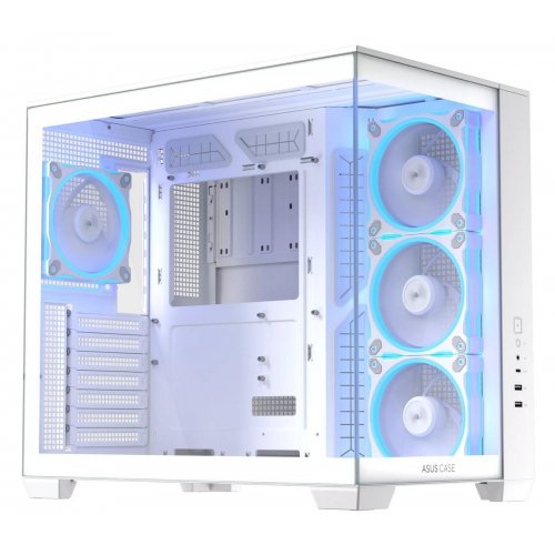 Корпус Asus A32 Plus Tempered Glass без БЖ (90DC00S3-B19000) White купити з перевіркою сумісності: огляд, характеристики, ціна у Києві, Львові, Вінниці, Хмельницькому, Івано-Франківську, Україні | інтернет-магазин TELEMART.UA фото